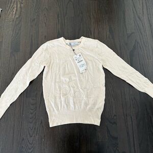 Zara knit top long sleeve size M
